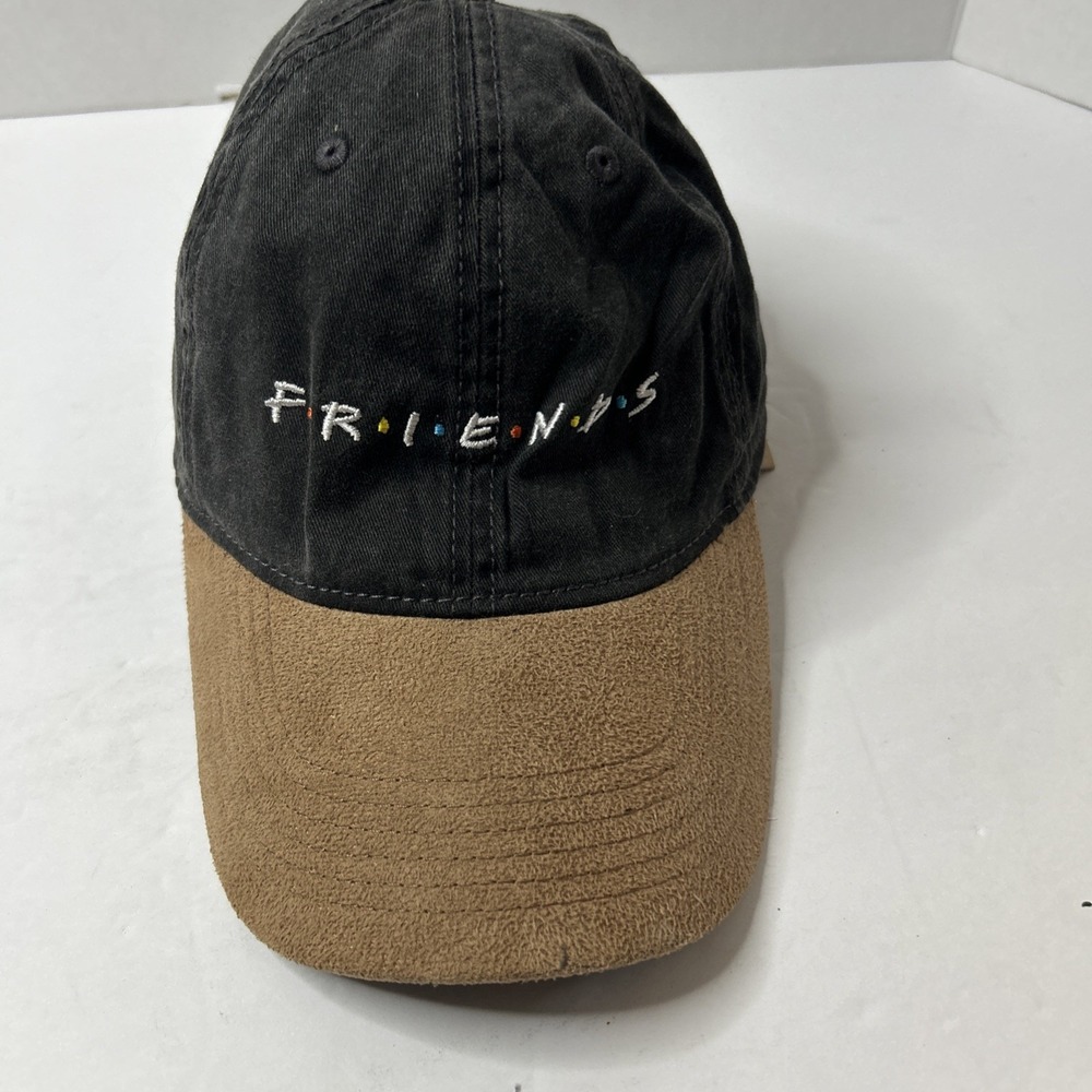 Friends TV Show Vintage Hat Cap Adjustable Suede Brim Strap Back